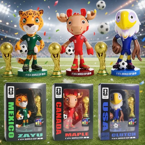 2026 World Cup Mascot Collectible Figures